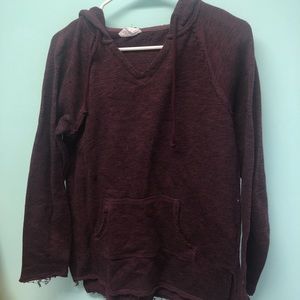 Maroon sweatshirt